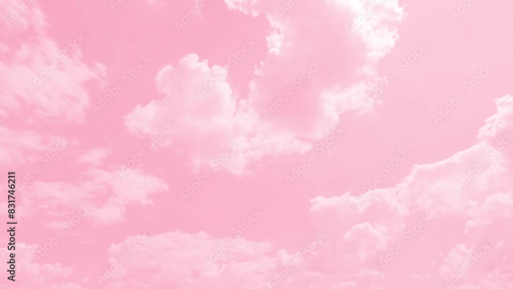 Beautiful pink sky with clouds background, pink background Beautiful pink sky with clouds background, pink background