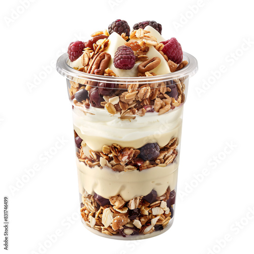 Yogurt parfait oatmeal png