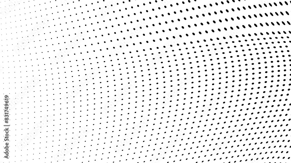 Abstract halftone wave dotted background. Futuristic twisted grunge pattern, dot, circles. Vector modern optical pop art texture for posters, business cards, cover, labels mock-up, stickers layout Abstract halftone wave dotted background. Futuristic twisted grunge pattern, dot, circles. Vector modern optical pop art texture for posters, business cards, cover, labels mock-up, stickers layout