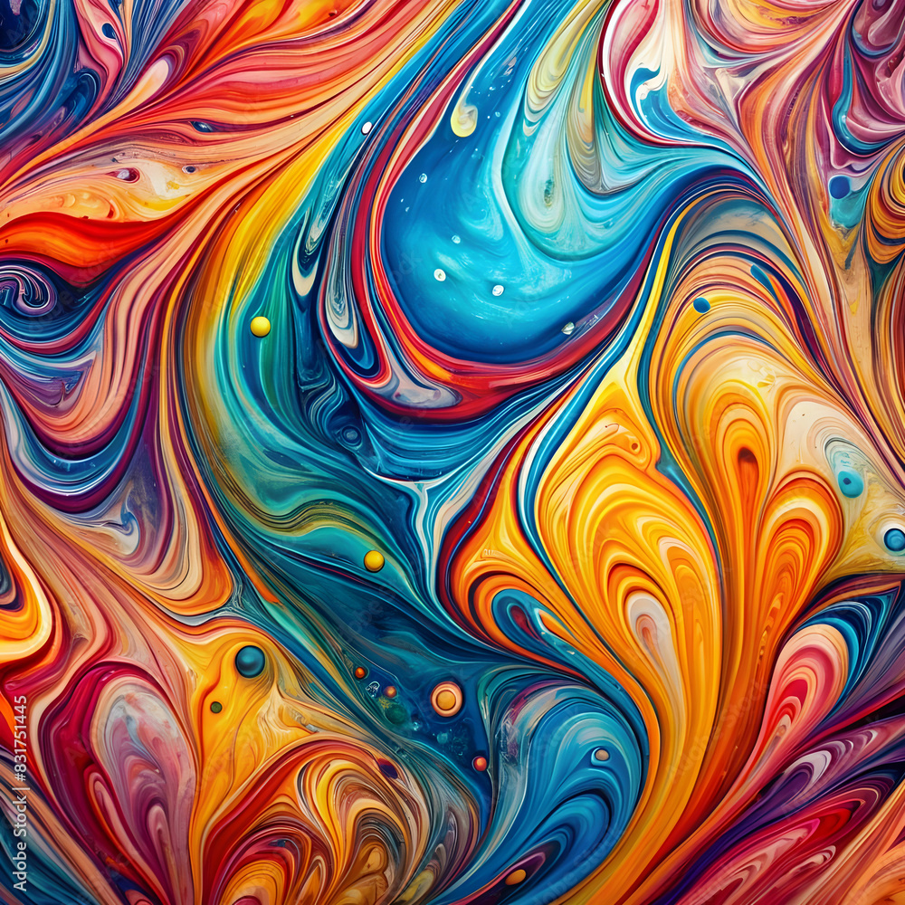 Obraz premium abstract colorful background wallpaper mixing
