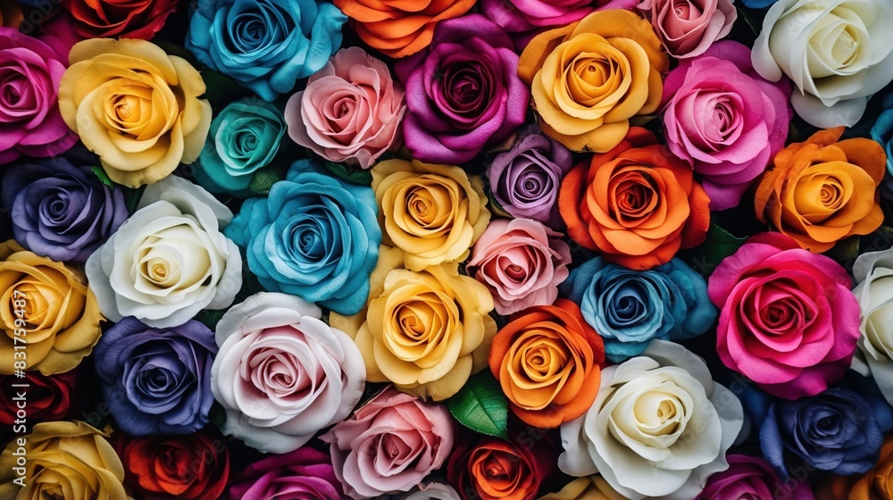 colorful roses background colorful roses background