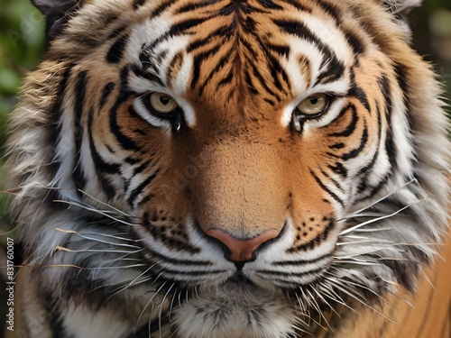 Portrait of a Bengal tiger, close-up
