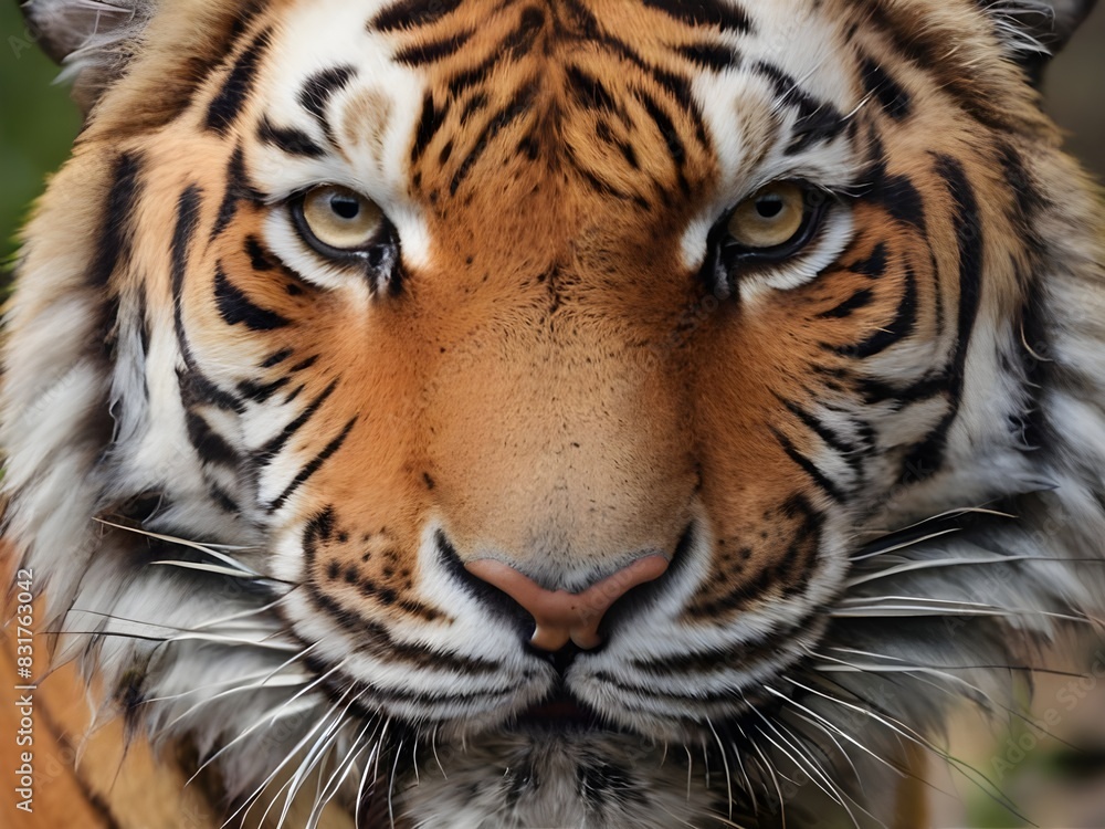 Portrait of an adult Bengal tiger Portrait of an adult Bengal tiger