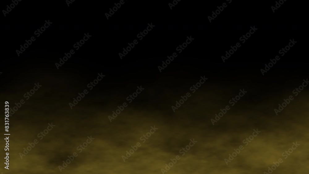 Black background, 4K, smoke, flowing, fog, transparent, yellow Black background, 4K, smoke, flowing, fog, transparent, yellow