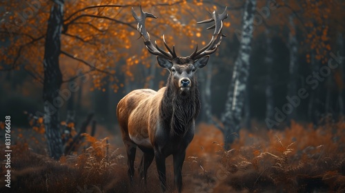 a cinematic and Dramatic portrait image for deer © creative