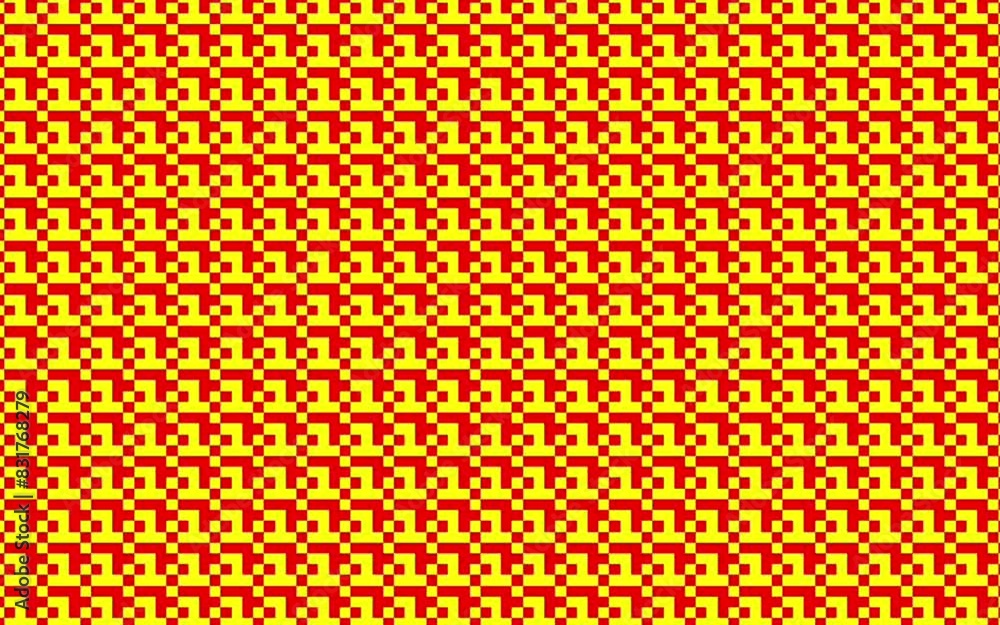 Abstract art line yellow and red. Abstract art line yellow and red.