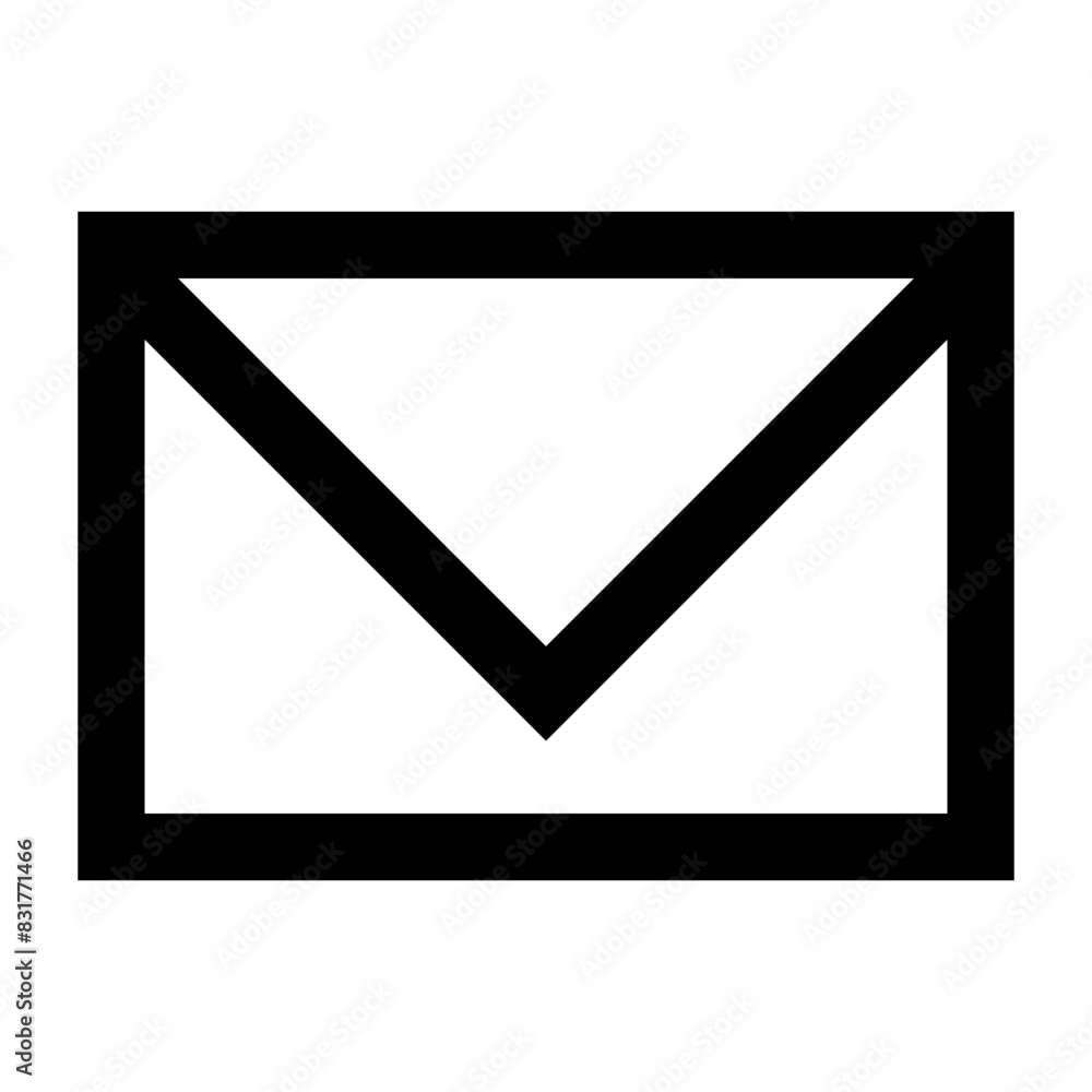 mail envelope line business icon mail envelope line business icon