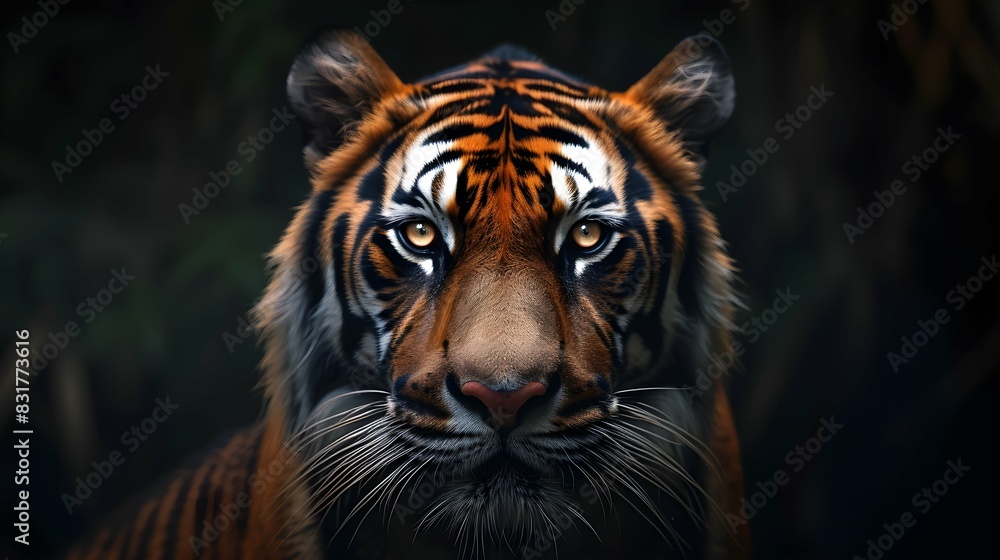 a cinematic and Dramatic portrait image for tiger a cinematic and Dramatic portrait image for tiger