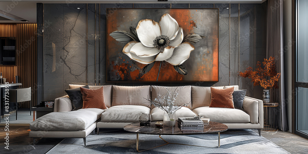 panel wall art, wall decoration, marble background with flowers designs panel wall art, wall decoration, marble background with flowers designs