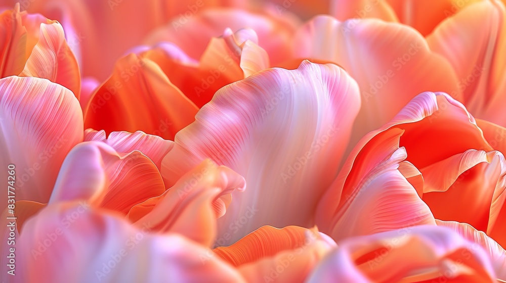 Digital Serenity: Tulip petals transformed into serene pixel art, captured in an extreme macro composition. Digital Serenity: Tulip petals transformed into serene pixel art, captured in an extreme macro composition.