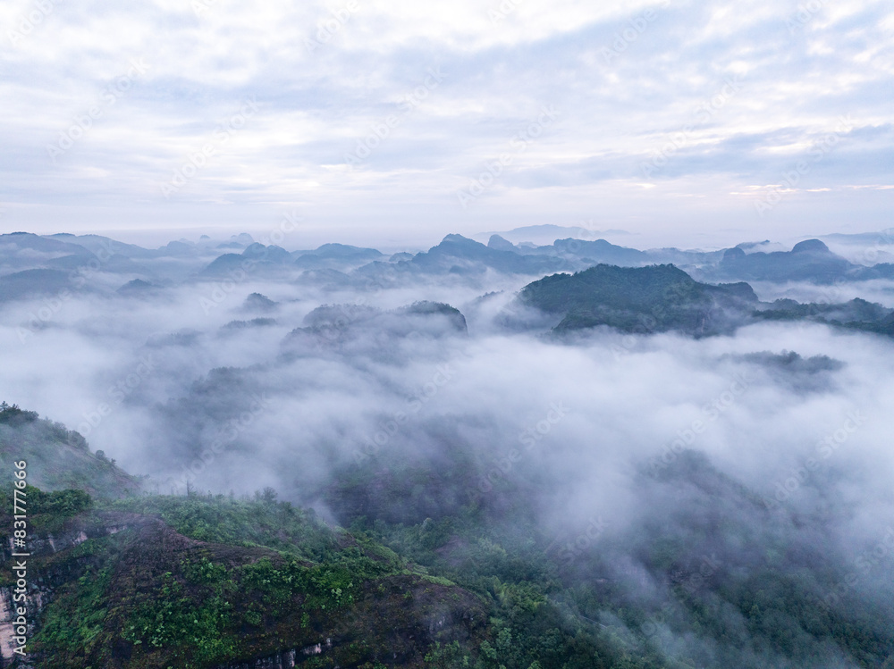 Obraz premium Longhu Mountain Scenery in Jiangxi, China
