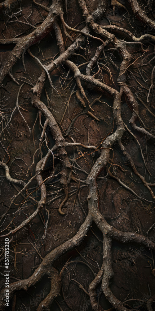 Texture Of Gloomy Tree Roots On A Dark Background For Wallpaper Created Using Artificial Intelligence Texture Of Gloomy Tree Roots On A Dark Background For Wallpaper Created Using Artificial Intelligence