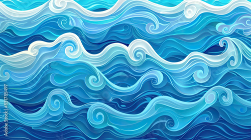 Beautiful ocean background wallpaper