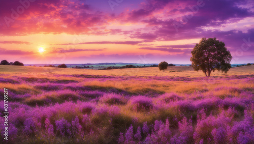  a field of lavender
