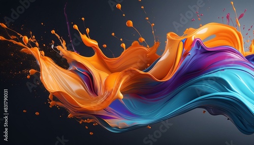abstract background with waves, fire and smoke, wallpaper Png flag of South Africa sticker, paint stroke design, background