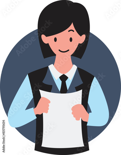 People portraits of businessmen and businesswomen, men and women face avatars isolated , flat vector illustration