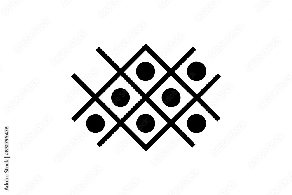 tic tac toe game silhouette vector illustration tic tac toe game silhouette vector illustration