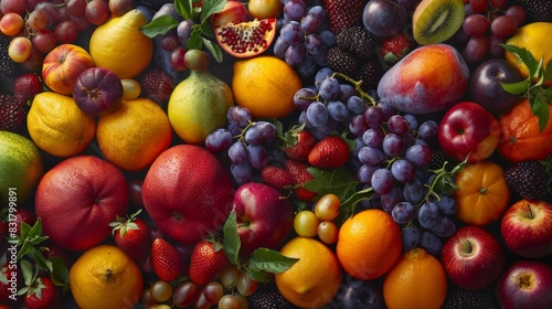 A Profusion of Colorful Fruits