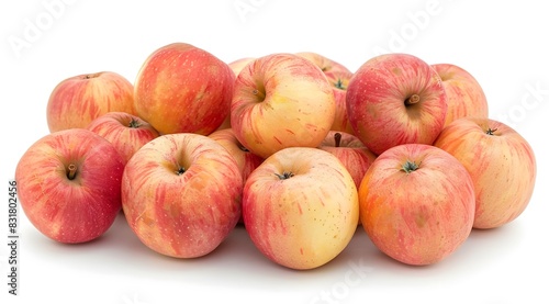 Wallpaper Mural red apples on a white background Torontodigital.ca