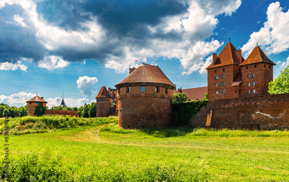 Malbork Castle, capital of the Teutonic Order in Poland Malbork Castle, capital of the Teutonic Order in Poland