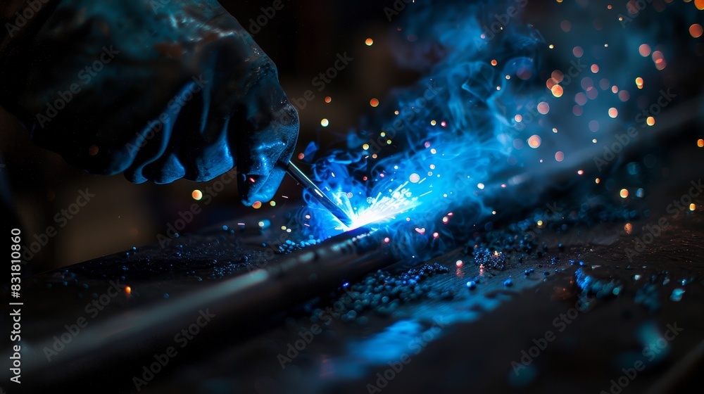Automated robotic welding and assembly line in a leading car manufacturing factory Automated robotic welding and assembly line in a leading car manufacturing factory