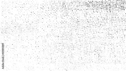 Grunge noisy texture. Monochrome dirty background. Abstract dirt texture seamless pattern. Distress overlay grainy texture for your design. photo