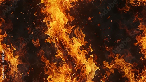 Fiery Inferno - High Quality Background