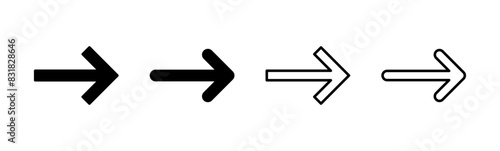 Arrow icon set. Arrow symbol. Arrow sign for your web design.