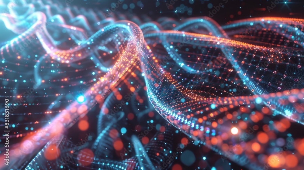 A bridge between the analog and digital world where atoms and code merge to create a new form of data storage in the form of DNA. A bridge between the analog and digital world where atoms and code merge to create a new form of data storage in the form of DNA.