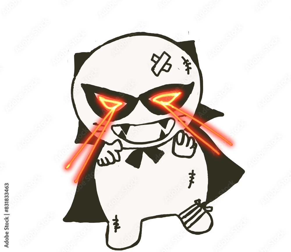 Fototapeta premium cat ghost halloween