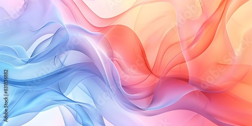 abstract background with smooth shapes