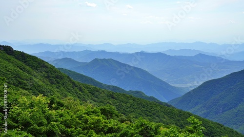 Beautiful summer scenery of Gajisan Mountain in Korea © Shin sangwoon