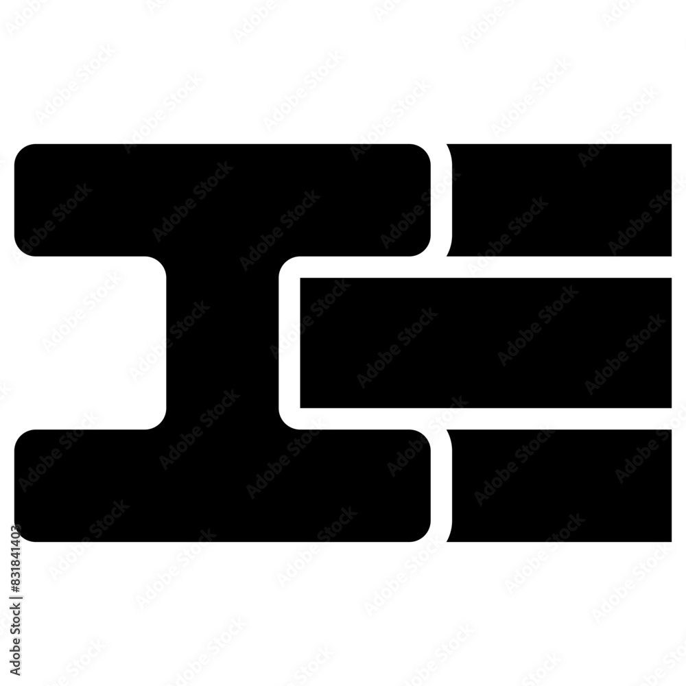 Fototapeta premium metal solid icon