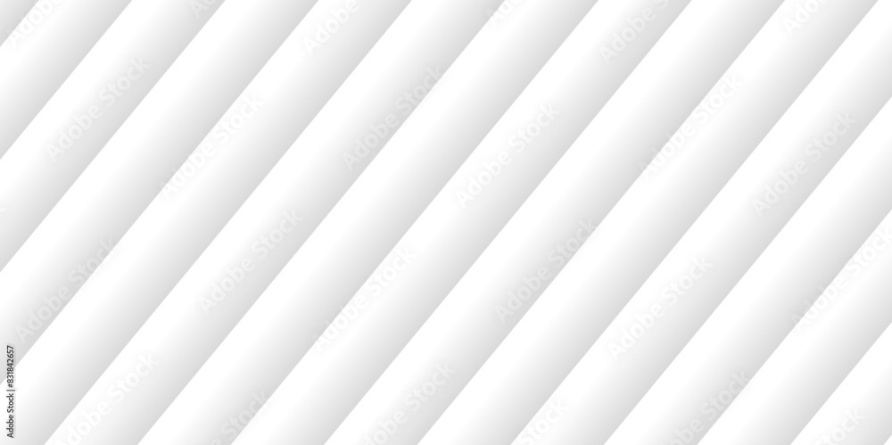 Fototapeta premium Abstract seamless modern white and gray color technology concept geometric line. vector background lines geomatics retro pattern of triangle shapes. White triangular backdrop.