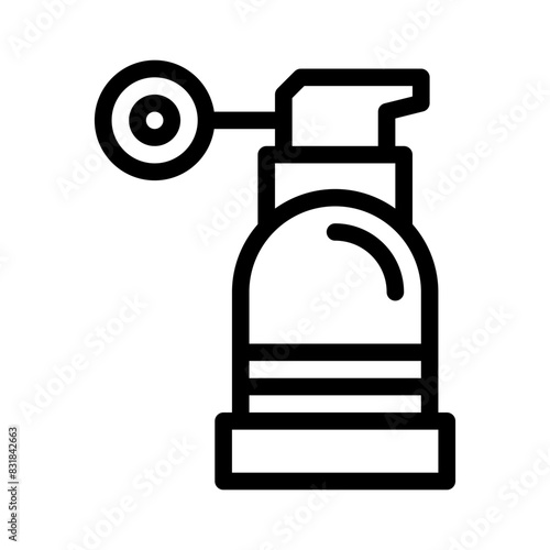 hand grenade line icon