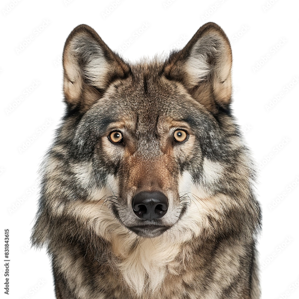 wolf isolated on white wolf isolated on white