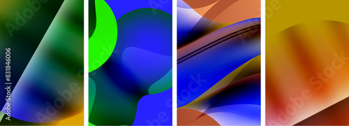 Abstract colors. Abstract backgrounds for wallpaper, business card, cover, poster, banner, brochure, header, website