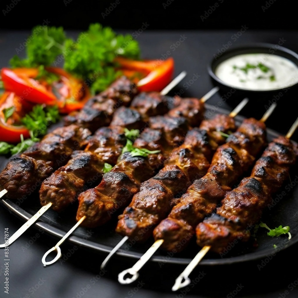 Mutton Shish Kebab Mutton Shish Kebab