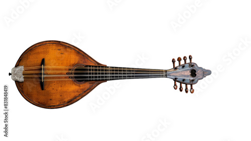 Eight-String Mandolin On Transparent Background photo