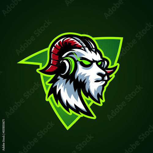Wallpaper Mural Gaming Goat Logo Esport Torontodigital.ca