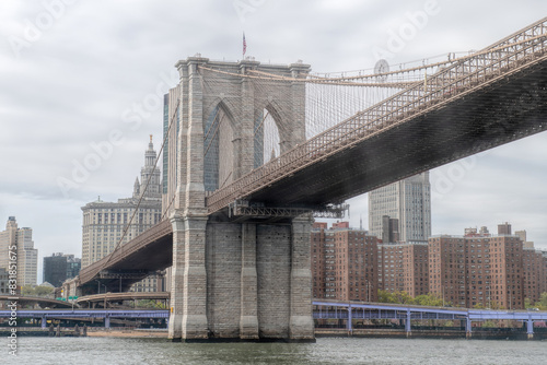 The brooklyn bridge in New York