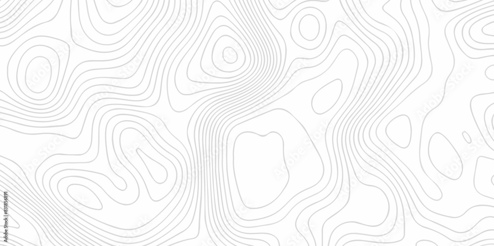 Abstract topo counter map seamless pattern and topography map wave line ...