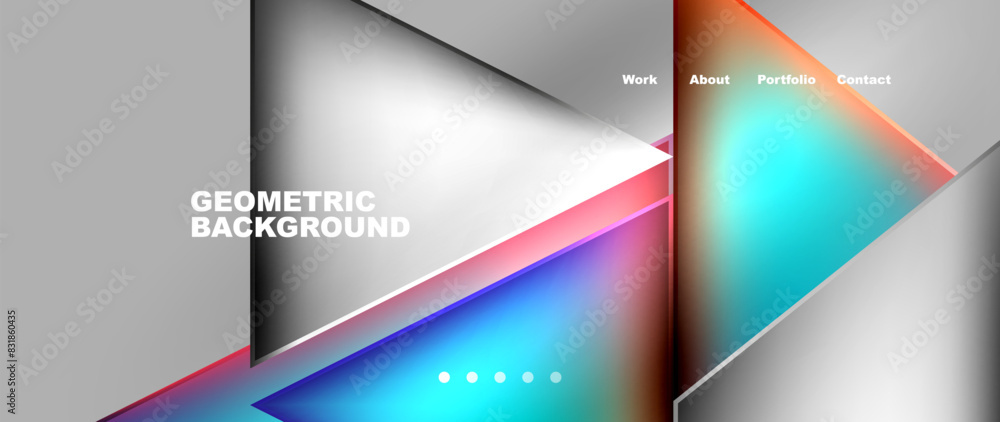 Gradient triangle geometric minimal wallpaper Gradient triangle geometric minimal wallpaper