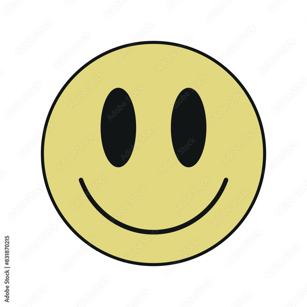 Fototapeta premium Retro Smiley Element