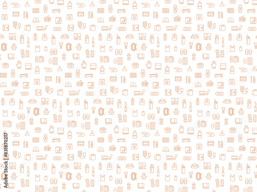 防災グッズ関連の壁紙イラスト 防災グッズ関連の壁紙イラスト