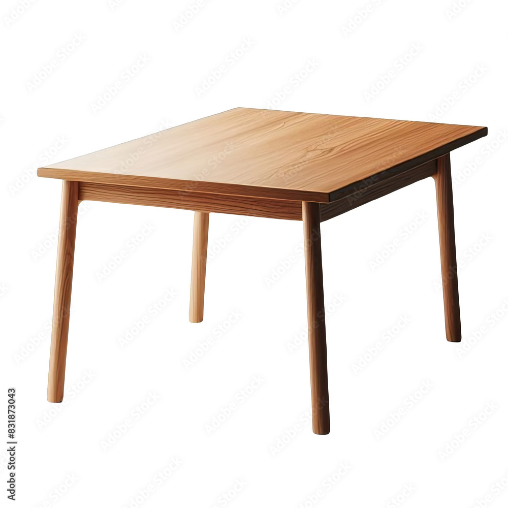 Table isolated on transparent background Table isolated on transparent background