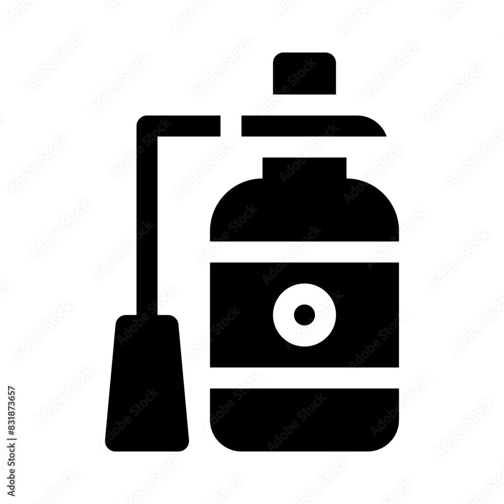 fire extinguisher glyph icon fire extinguisher glyph icon