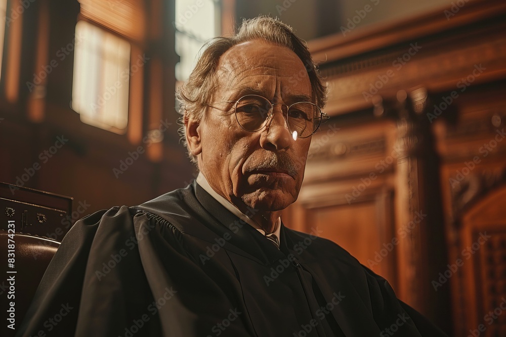 Man in a black robe sitting in a chair Man in a black robe sitting in a chair