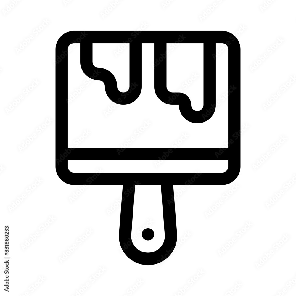 brush line icon brush line icon