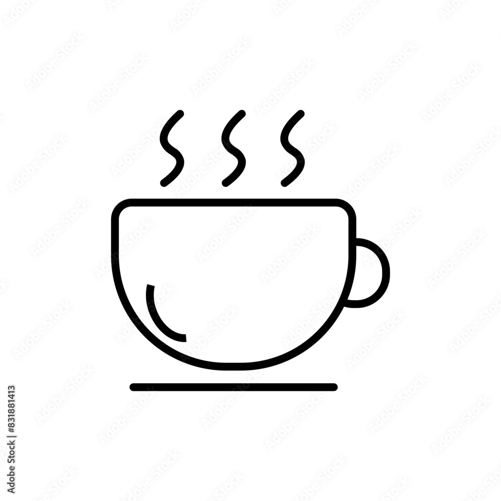 cafe line icon